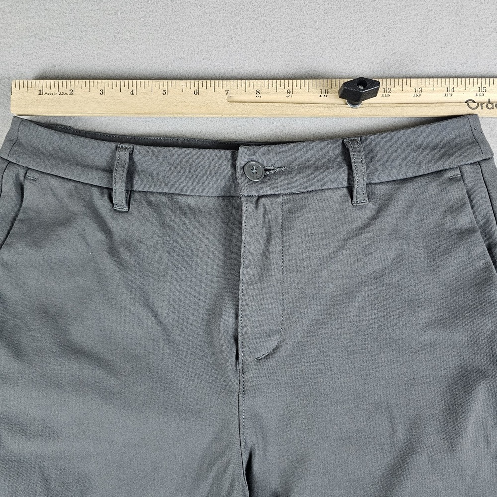 BYLT Everyday Pants Womens Large Ash Gray Lightweight Office Casual Stretch - Picture 8 of 16